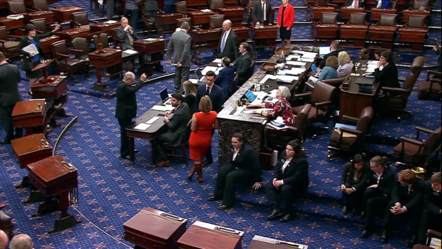 Inside the US Senate chamber