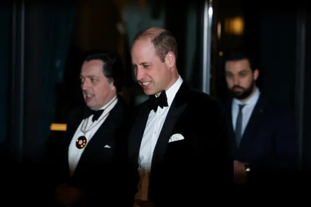 Prince William attends London's Air Ambulance charity gala dinner in London