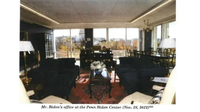 Photos show the office where Biden kept some documents