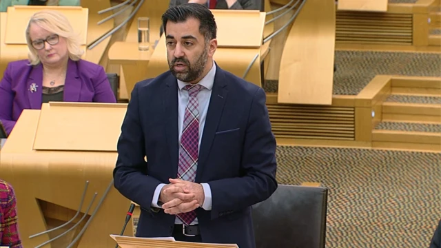 Humza Yousaf at FMQs.