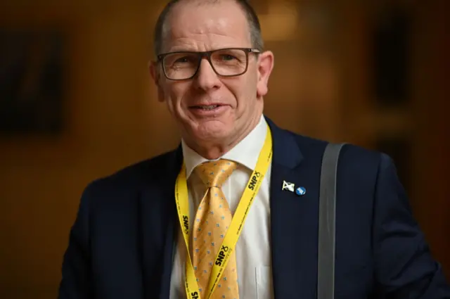 Jim Fairlie at Scottish parliament in February 2023