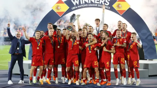 Spain Nations League win