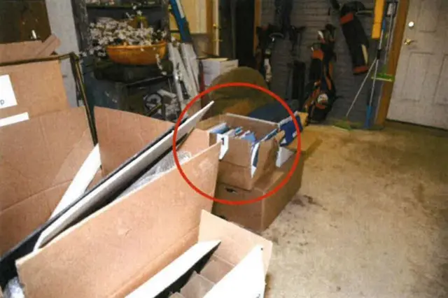 A box in Joe Biden's garage which contained classified documents