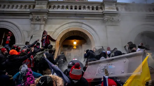 People stormed the US Capitol on 6 January 2021