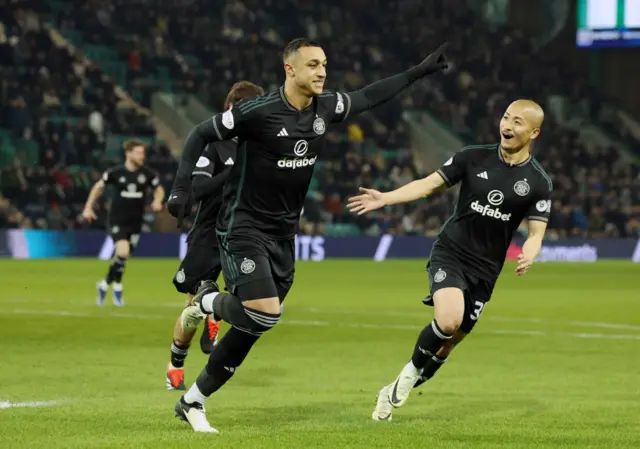 Adam Idah celebrates scoring