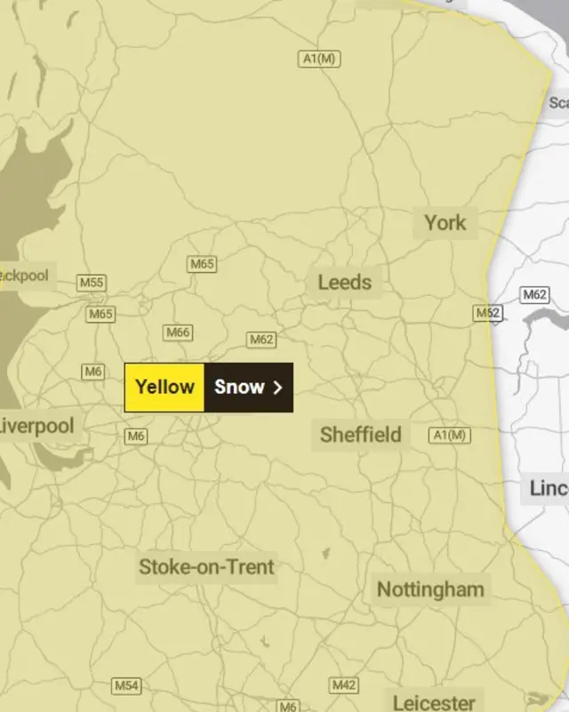 Met Office weather warnings