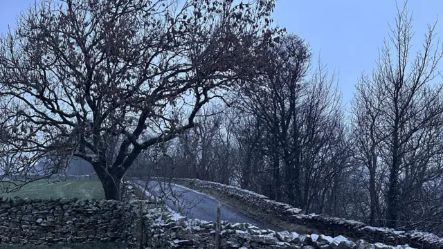 A light dusting in Bainbridge, North Yorkshire