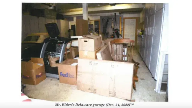 Biden's Delaware garage