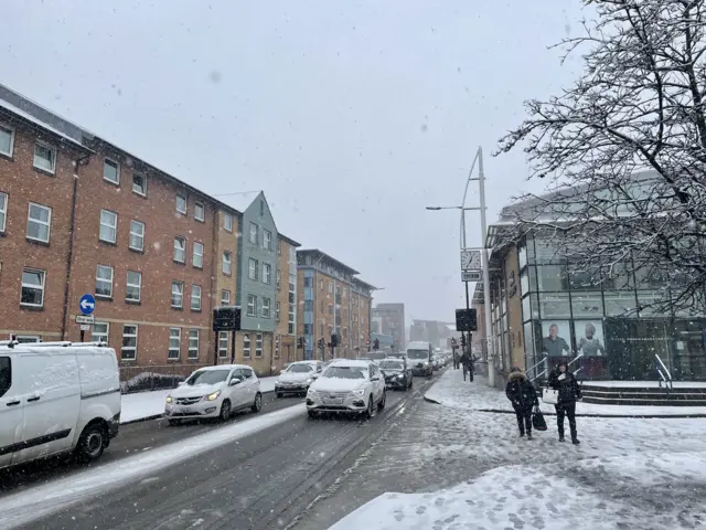 Snow in Sheffield