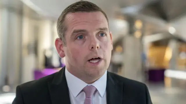 Scottish Tory leader Douglas Ross