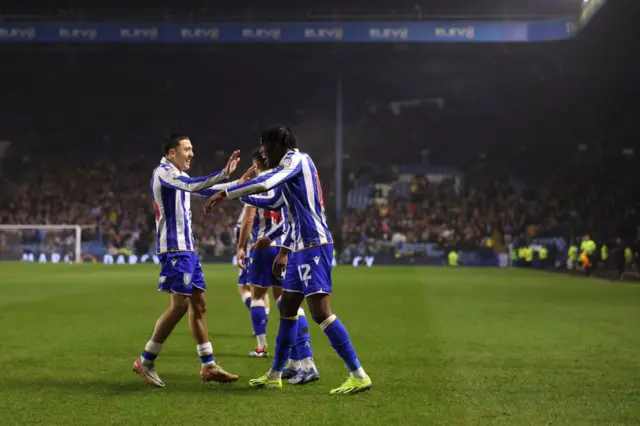 Sheffield Wednesday scoring against Birmingham