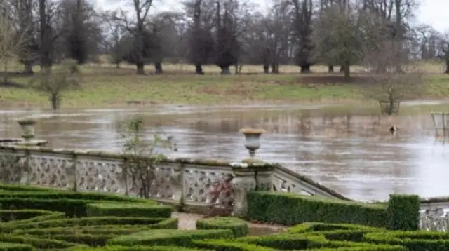 Flooding at Charlecote Park