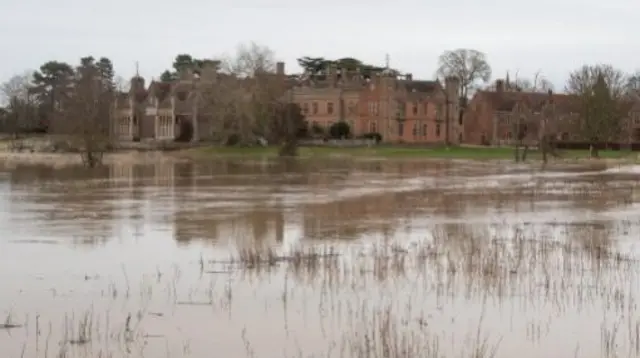 Flooding at Charlecote Park