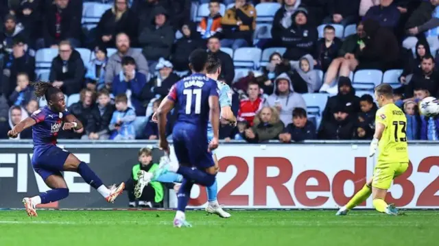 Brandon Thomas-Asante scored Albion's second goal when they won at Coventry in October