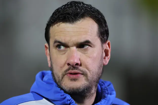 Raith Rovers Manager Ian Murray during a cinch Championship match between Arbroath and Raith Rovers at Gayfield Park, on March 01, 2024, in Arbroath, Scotland.