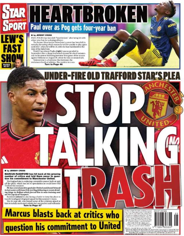 Star back page
