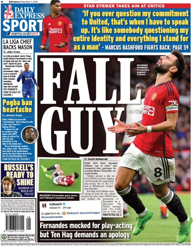 Express back page