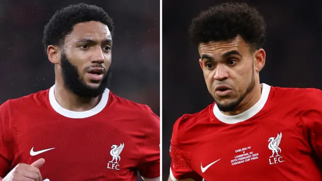 Joe Gomez and Luis Diaz