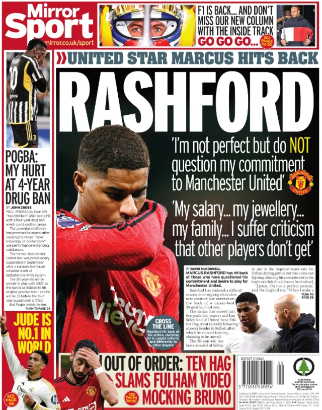Mirror back page