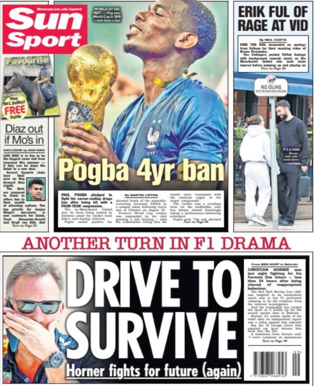 Sun back page
