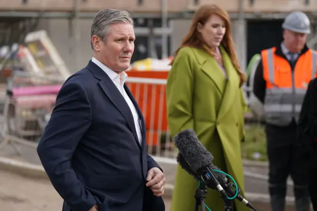 Keir Starmer at a news conference