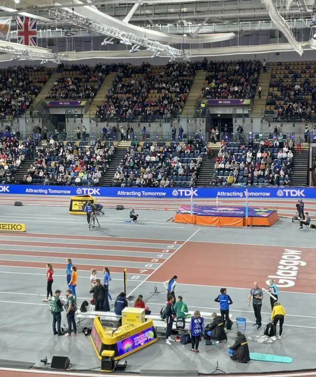 Morgan Lake and the rest of the high jump field