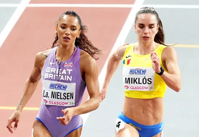 Laviai Nielsen in action