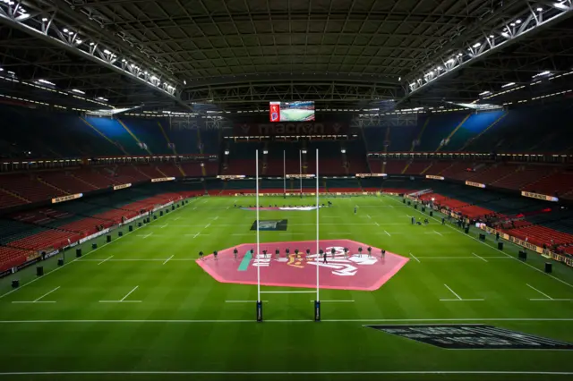 General view inside Principality Stadium