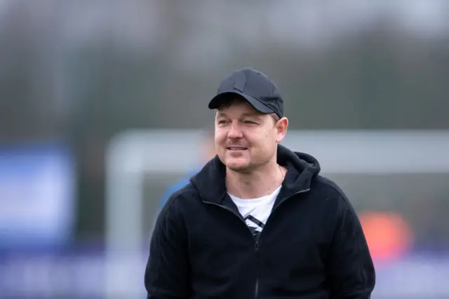 Brian Sorensen on the pitch at Walton Hall park.