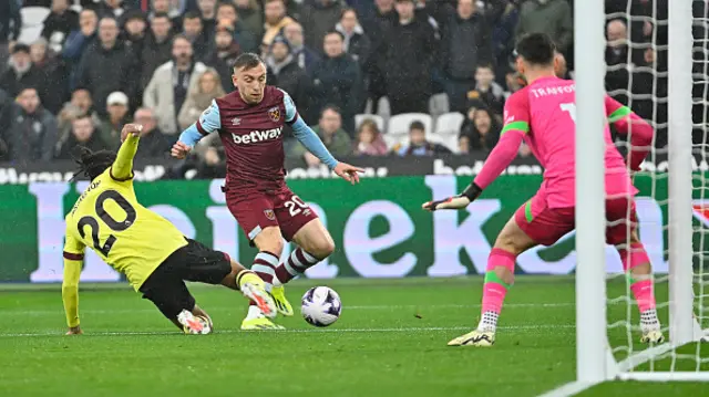 : Jarrod Bowen of West Ham United in action