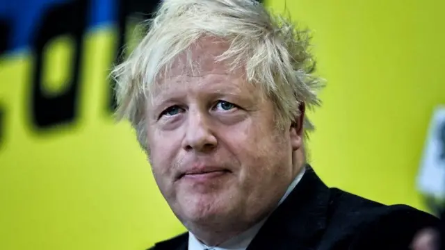 Former Prime Minister Boris Johnson