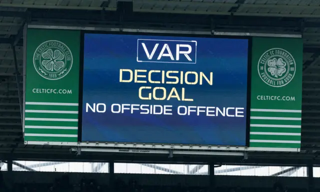 Decision: Goal. No offside offence.