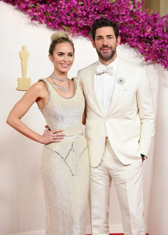 Emily Blunt and John Krasinski