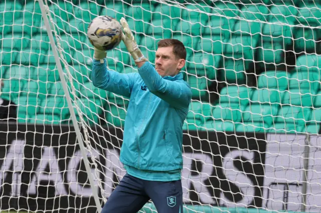 Livingston goalkeeper Michael McGovern