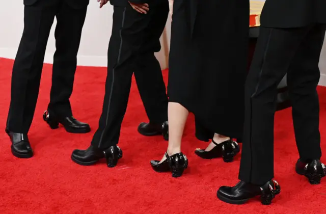 Masaki Takahashi, Takashi Yamazaki, Kiyoko Shibuya and Tatsuji Nojima at the 96th Annual Oscars held at at the Ovation Hollywood on March 10, 2024 in Los Angeles, California