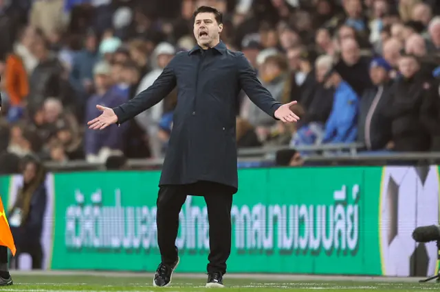 Head Coach Mauricio Pochettino of Chelsea during the Carabao Cup Final