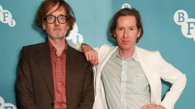 Jarvis Cocker and Wes Anderson at a BFI event