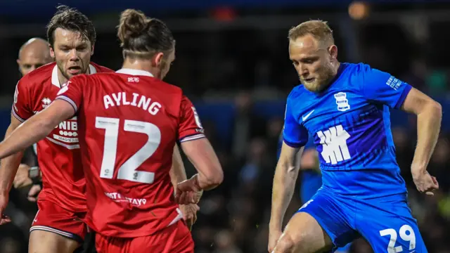 Alex Pritchard in action for Birmingham