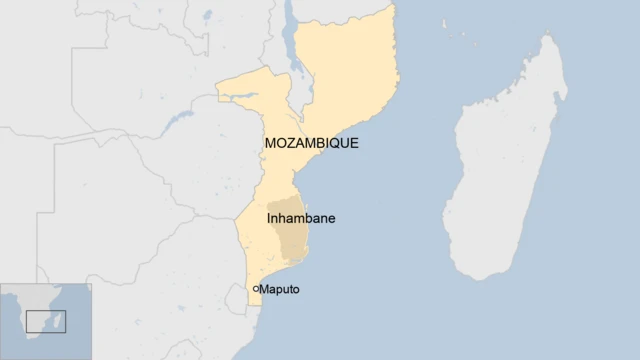 Map of Mozambique
