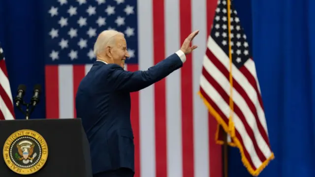 President Biden at a press conference