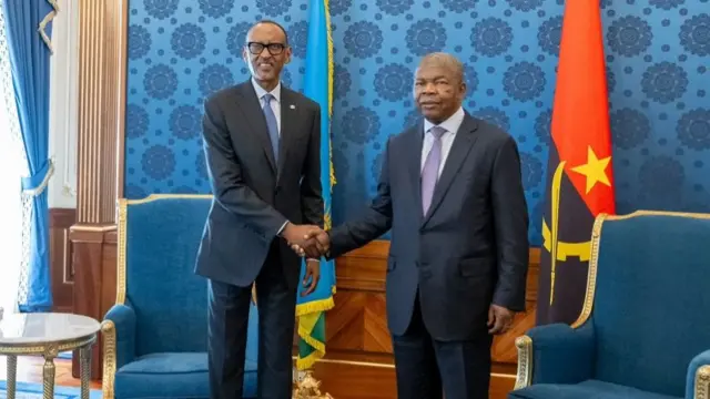President Paul Kagame and President João Lourenço