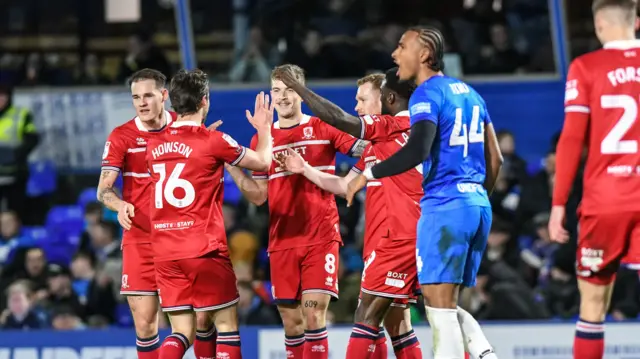 Boro celebrate