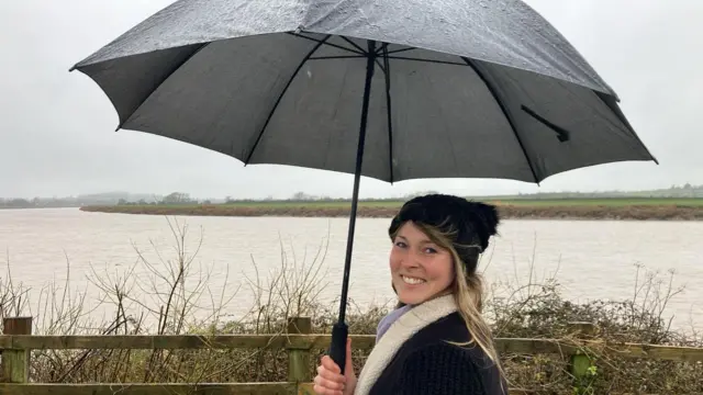 Lauren Baxter on the Severn