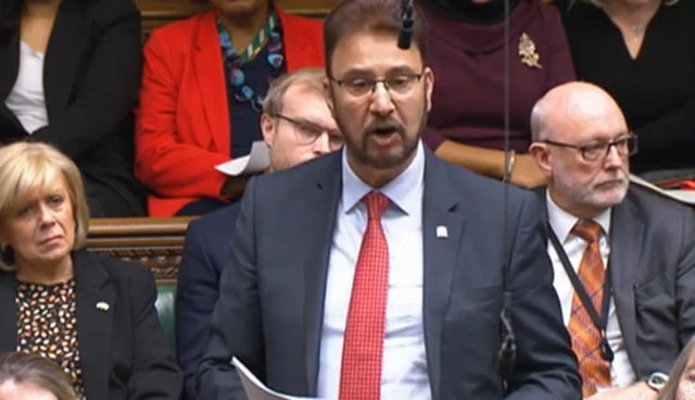 Afzal Khan speaks in the House of Commons