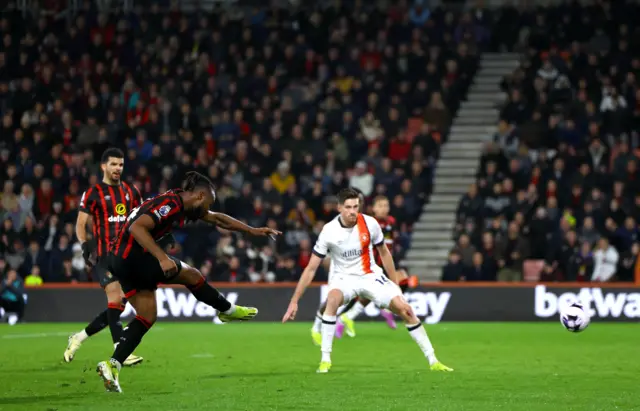 Smeenyo scores his second and Bournemouth's fourth.