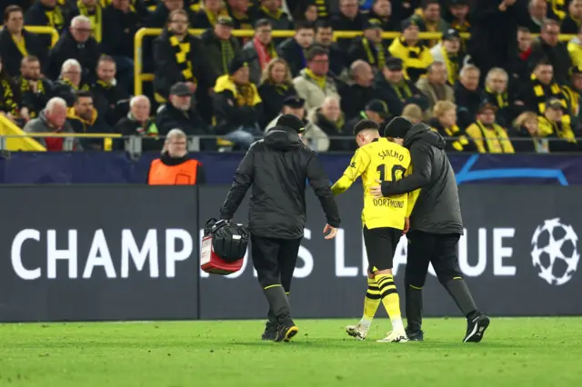 Jadon Sancho injury