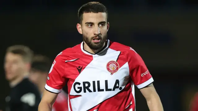 Nick Freeman in action for Stevenage