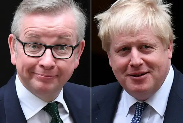 Michael Gove and Boris Johnson