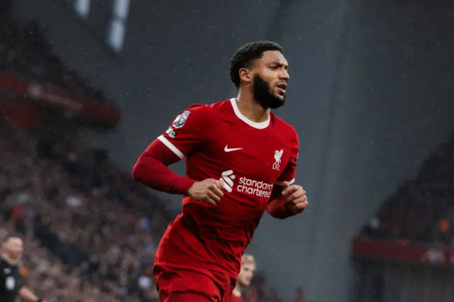 Liverpool defender Joe Gomez