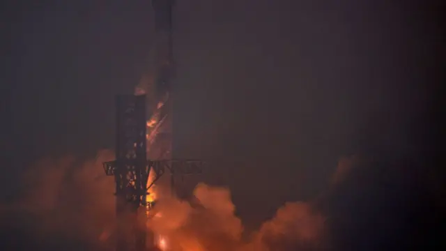 The SpaceX Starship Flight 3 Rocket launches